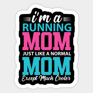 Running Mom Sticker